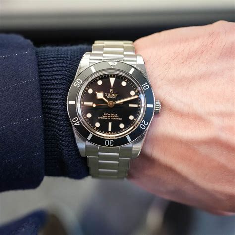 tudor black bay 54 on wrist|tudor black bay 54.